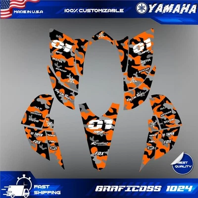 Kit calcomanías gráficas pegatinas Yamaha YFZ 450 para 2003 2004 2005 2006 2007-2008 Foto 1 de 4