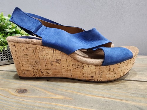 Sandali Clarks Artisan donna Caslynn Shae pelle 11 zeppa sughero slingback