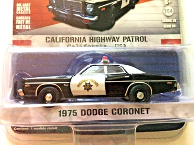 Greenlight  1975 DODGE CORONET CHP Hot Pursuit California Highway Patrol MOPAR - Image 1 of 4
