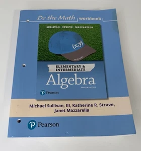 Do the Math Workbook for Elementary & Intermediate Algebra by Janet Mazzarella - Imagen 1 de 5
