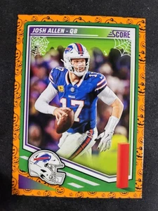  2025 Panini Score A Treat Josh Allen Halloween Parallel #159 Bills - Picture 1 of 2