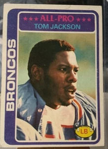 1978 Topps - All Pro Tom Jackson #240 (RC) Denver Broncos NFL Football Card - Foto 1 di 3