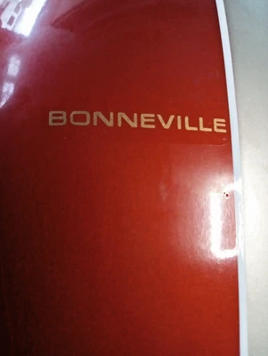 Bonneville gold block type small top gas tank sticker 1969-70 T120R 60-2103 each - Image 1 of 4
