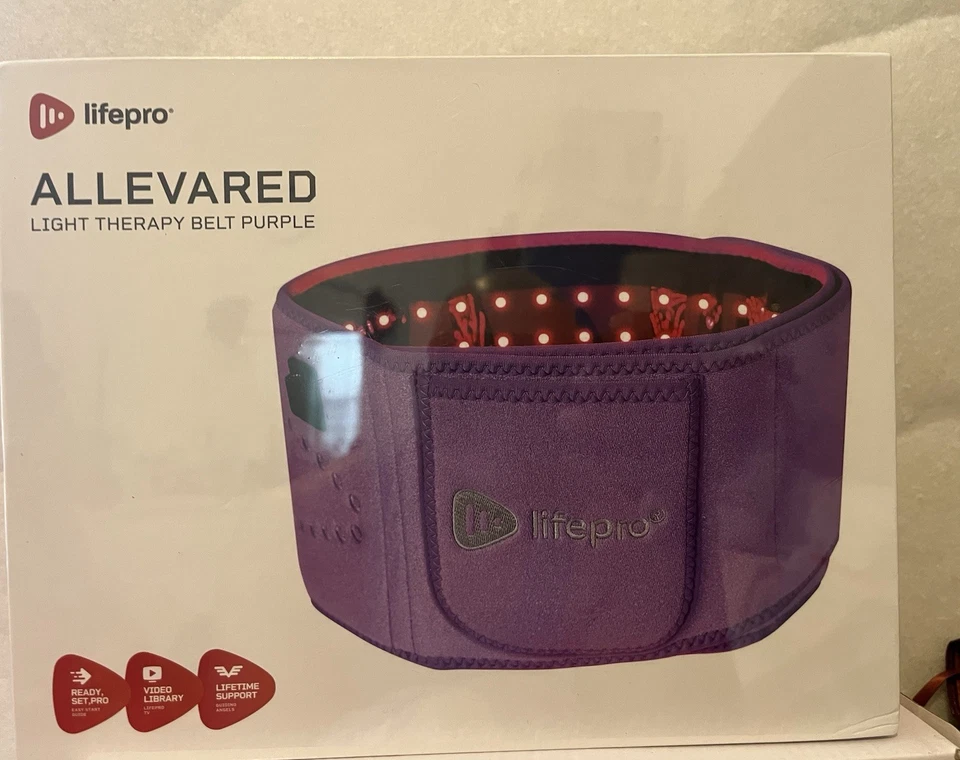 LifePro Allevared Pro LP-ALVRD-PRPL. Light Therapy BELT. New In Box - Image 1 of 1