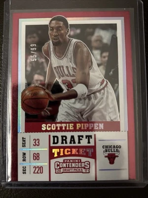 Scottie Pippen 2017 Contenders Draft Picks 55/99 - Image 1 of 2