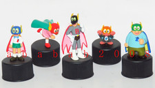 Fujiko Perman bottle cap figure (full set of 5 figures)