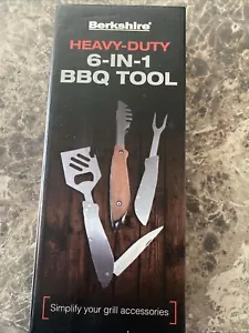 NUOVO Berkshire Heavy Duty 6-in-1 BBQ TOOL - Foto 1 di 5