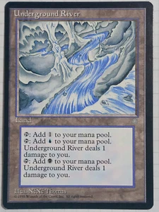 Underground River * Ice Age * Magic the Gathering MtG - Bild 1 von 2