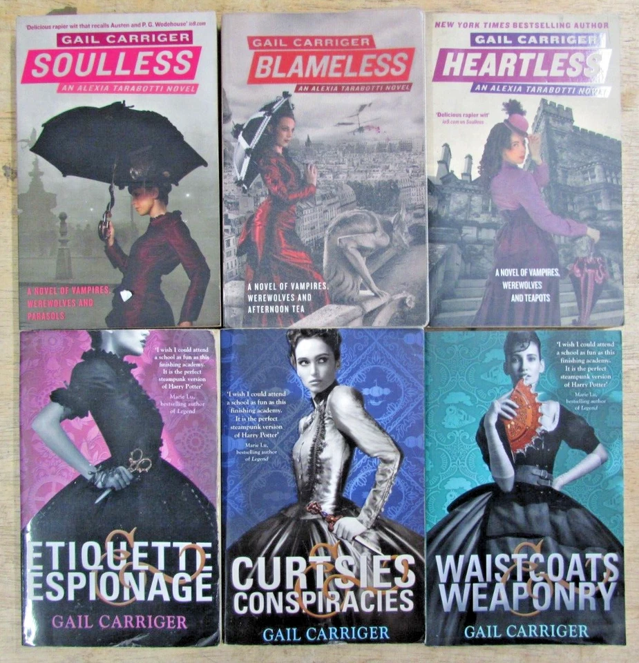 6 GRIPPING MIXED SELECTION OF BOOKS by GAIL CARRIGER ** PAPERBACK - Image 1 of 1