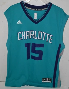 Kemba Walker Charlotte Hornets Jersey Adidas Size Medium Teal - Picture 1 of 8