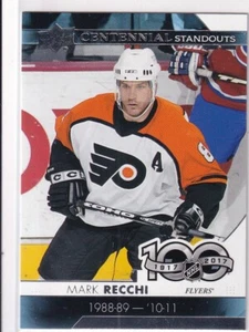 17/18 UD SERIES 1 MARK RECCHI CENTENNIAL STANDOUTS INSERT #53 - Picture 1 of 1