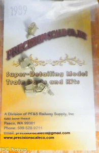 Precision Scale S #1989 Journals, for Truck (Brass Castings) S Scale - Bild 1 von 1