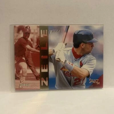 #244 Todd Zeile St Louis Cardinals 1994 Score Select Baseball Card HH - Image 1 of 2
