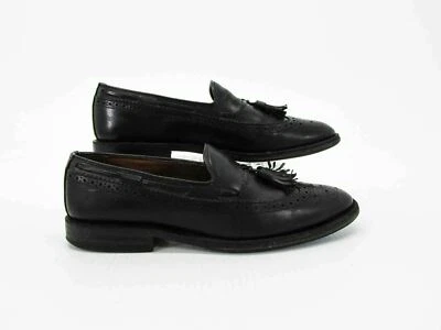 Zapato Allen Edmonds Hombre Manchester Talla 8.5C Negro Mocasín Sin Cordones Usado qp Foto 1 de 4