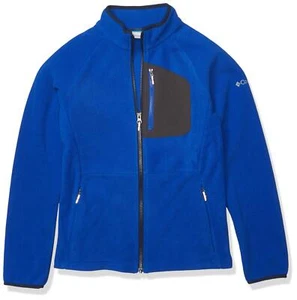 $90 Columbia Kids FastTrek III Full Zip Fleece Jacket, Blue Azul/Shark, XL 18/20 - Picture 1 of 5
