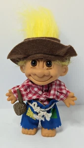 Troll 6" Doll 1990 Russ Berrie Country Corncob Pipe My Lucky Mountain Hillbilly - Picture 1 of 9