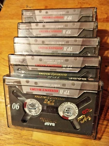 6X BASF Reference maxima TP II-90 new recordable audio cassettes - Bild 1 von 13