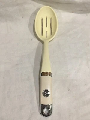 KitchenAid Silicone Slotted Spoon 13 1/2" Ivory, Almond, Yellow, Cream - Image 1 of 3