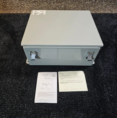 nVent Hoffman A1412CHQR распределительная коробка NEMA 12 откидная крышка 14 дюймов x 12 дюймов x 6 дюймов сталь - Изображение 1 из 4