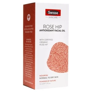 Swisse Rose Hip Antioxidant Facial Oil 50mL Anti-Ageing Moisturises Dry Skin - Picture 1 of 2