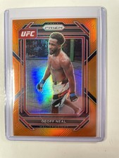 2023 Panini Prizm UFC Geoff Neal Orange Prizm # 84/99 Card No. 127