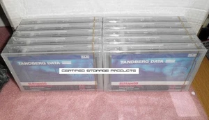 NEW 10PK Tandberg Data 431647 Tape Cartridge MLR3 SLR50/MLR3 25GB/50GB 12096 LOT - Picture 1 of 3