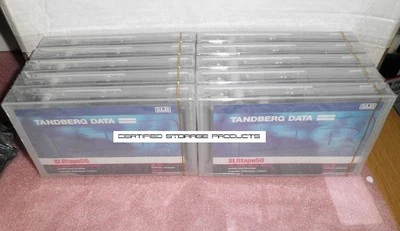 NEW 10PK Tandberg Data 431647 Tape Cartridge MLR3 SLR50/MLR3 25GB/50GB 12096 LOT - Image 1 of 3