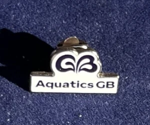 PARIS 2024 / "GB Aquatics GB" / GREAT BRITAIN SWIMMING TEAM PIN - Picture 1 of 2