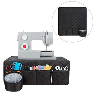Quilted Sewing Machine Mat with Storage Pockets Water-Resistant for Storing - Picture 1 of 10