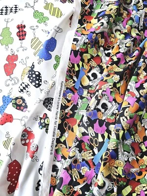 Loralie Design - 2 YARDS FOR 24.00 Flying Forms & Kaleidasew Quilting Fabric 🧵 - Image 1 of 3