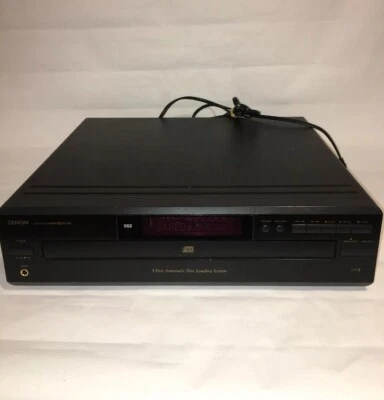 Denon DCM-280 5-Disc CD Changer Player Tested No Remote Great Sound - Image 1 of 4