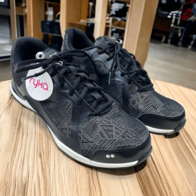 Ryka Women's Mesh Athleisure Sports Running Sneaker Shoes Footwear Black Size 9 - Image 1 of 4