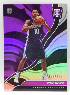 2017-18 Panini Totally Certified Basketball Purple Rookie /199 - IVAN RABB RC - Image 1 of 2