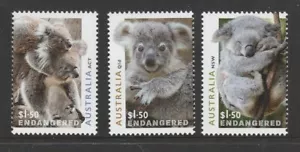 AUSTRALIA 2024 KOALAS IN DANGER Design set of 3 MNH in stock NOW. - Picture 1 of 1