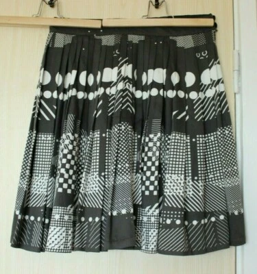 Marimekko SAMU JUSSI KOSKI Modal Cotton Pleated Skirt Size 40 / M  Foto 1 de 4