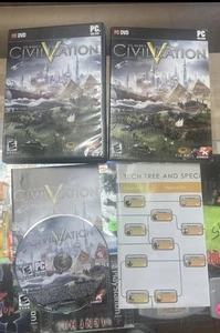 Sid Meier's Civilization V - Juego Completo PC Completo En Caja Raro Probado Funciona - Imagen 1 de 24