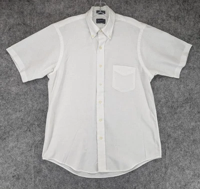Vintage Gant Shirt Mens Large Short Sleeve Made USA Super Oxford Broken Button 9 - Image 1 of 4