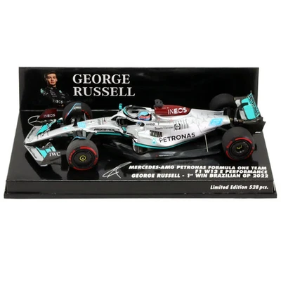 MINICHAMPS 1/43 Mercedes-AMG W13 2022 Brazilian GP Winner G. Russell 417222163 - Image 1 of 3