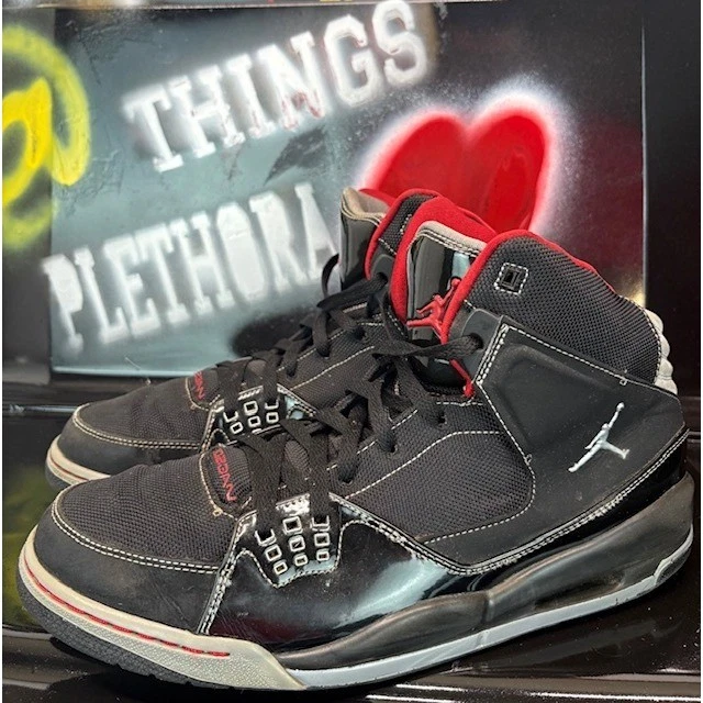 Zapatillas altas Air Jordan Flight SC-1 23 negras grises para hombre talla 13 Foto 1 de 4