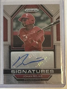 Panini Prizm 2023 - Signatures Johan Rojas #SIG-JR (AU, RC) - Imagen 1 de 2