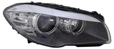 Scheinwerfer rechts für 5er BMW F10 F11 2009-2013 H7 Halogen Angel Eyes LED LWR - Bild 1 von 4