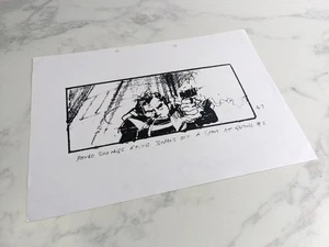 James Bond 007 Storyboard Movie Production Set Used RARE HTF Action Shot Film - Picture 1 of 3