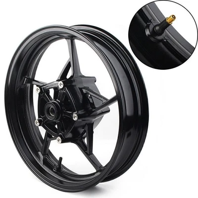 For Kawasaki Ninja 650 2017 2018 2019 2020 EX650 Black Front Wheel Rim - Image 1 of 4