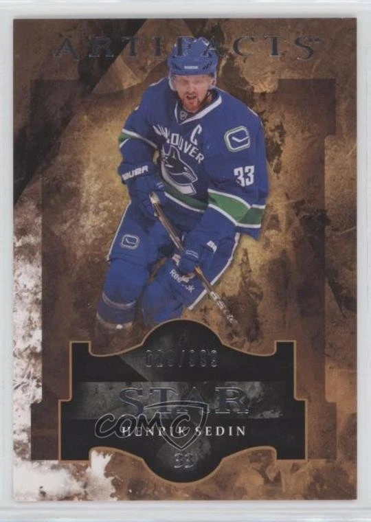 2011-12 Upper Deck Artifacts Star /999 Henrik Sedin #124 HOF - Image 1 of 2