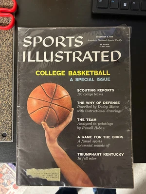 Baloncesto universitario Sports Illustrated 8 de diciembre de 1958 ¡¡¡¡Una edición especial!!!!! Foto 1 de 2
