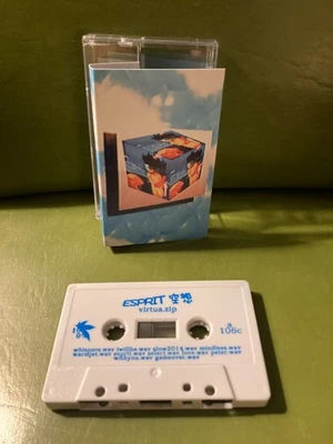 ESPRIT virtua.zip Vaporwave Cassette Tape 100% Electronica George Clanton VG+ - Image 1 of 2