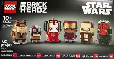 LEGO 40676 Star Wars The Phantom Menace Brickheadz New Sealed - Image 1 of 4