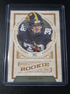 2019 TJ Hockenson - Legacy Football - Minnesota Vikings, Iowa Hawkeyes - RC - Picture 1 of 2
