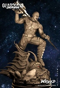 DRAX Dave Bautista Statue Marvel Guardians Galaxy Avengers Resin Model WICKED - Picture 1 of 12