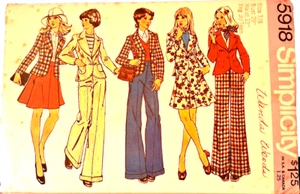 Simplicity 5918 Jacket Skirt and Pants Teen Size 7/8 NEW UNCUT - Picture 1 of 2